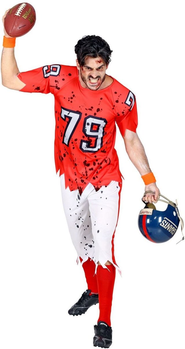 Rugby & American Football Kostuum | End Zone Zombie American Football Speler | Man | Large | Halloween | Verkleedkleding